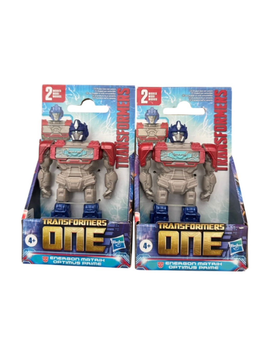 New 2 Hasbro Transformers One Energon Matrix Optimus Prime Action Figures